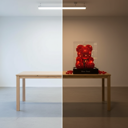 2025 New Artificial Flower Eternal Rose Teddy Bear for Mom Mother's Day Birthday Valentine's Day Anniversary Gifts & Decorations